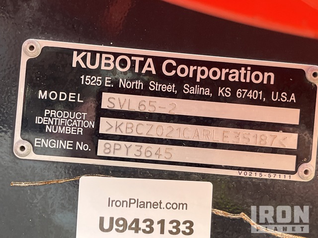 MINI CARGADOR SOBRE ORUGAS 2024 KUBOTA SVL652