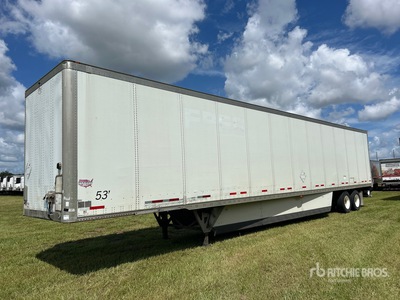 2016 Wabash 53 ft x 102 in T/A Van Trailer