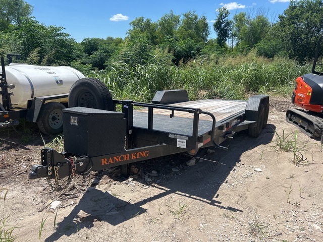 2023 AmeriTrail Ranch King TILT22610-90ED 22 ft T/A Tilt Deck Trailer