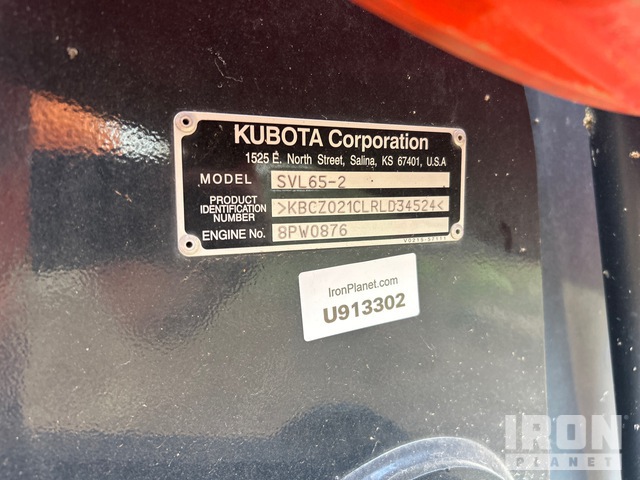 MINI CARGADOR SOBRE ORUGAS KUBOTA SVL652