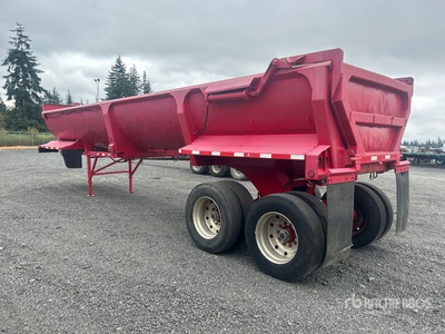 1997 Ranch Manufacturing 38 ft T/A Hinterkipper