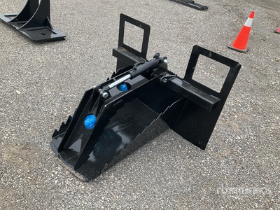2025 Kit Containers QT-SG 24 in Tree Spade Skid Steer Grapple Bucket (Unused)