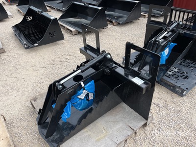 2025 Kit Containers QT-SG Skeleton Skid Steer Grapple Bucket