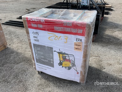 2024 Powertek Q500 Walk-Behind Saw (Unused)