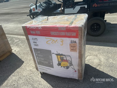 2024 Powertek Q500 Scie à béton à contrôle arrière (Unused)