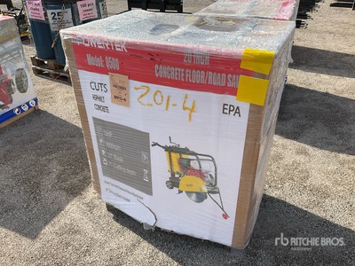 2024 Powertek Q500 Walk-Behind Saw (Unused)