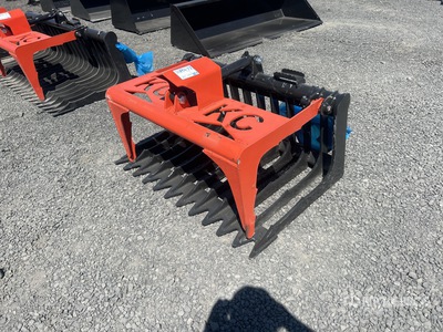 2025 Kit Containers QT-SG-S48 48 in Skeleton Skid Steer Grapple Bucket (Unused)