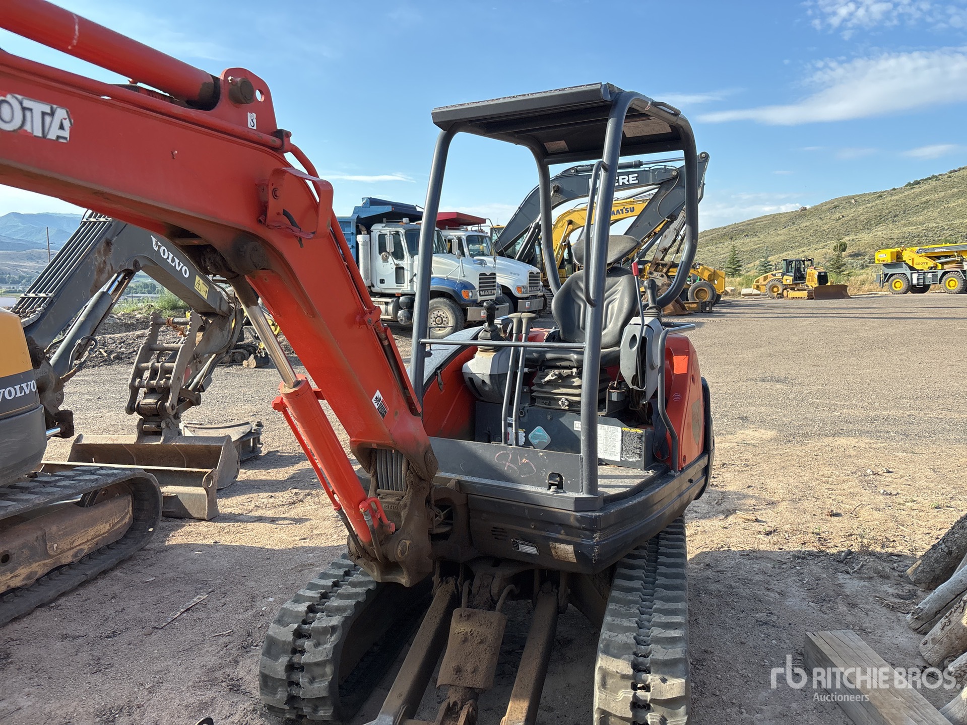 2013 Kubota KX71-3S Mini Excavadora
