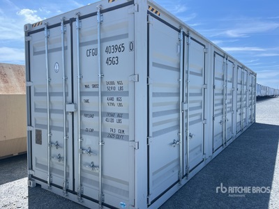 2025 40 ft High Cube Multi-Door Contenedor de almacenamiento