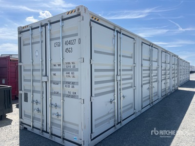 2025 40 ft High Cube Multi-Door Contenedor de almacenamiento