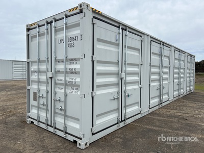 2025 40 ft High Cube Multi-Door Storage Container