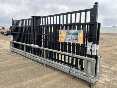 Quantity of (3) Suihe 20 ft Bi-Parting Driveway Gate (Unused)