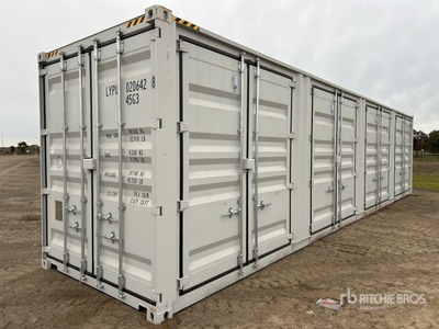 2025 40 ft High Cube Multi-Door Storage Container