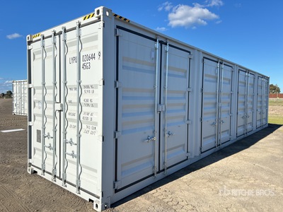 2025 40 ft High Cube Multi-Door Storage Container