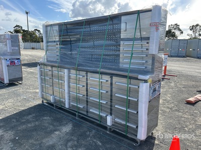 Suihe 2745 mm 30-Drawer Workbench (Unused)