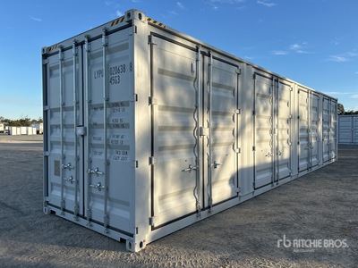 2025 40 ft High Cube Multi-Door Storage Container