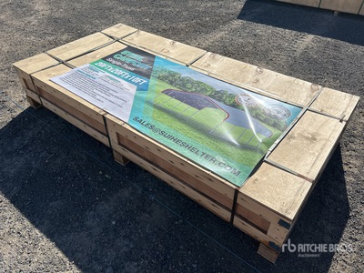 Suihe 20 ft x 20 ft x 10 ft Steel Abri d'Auto (Unused)