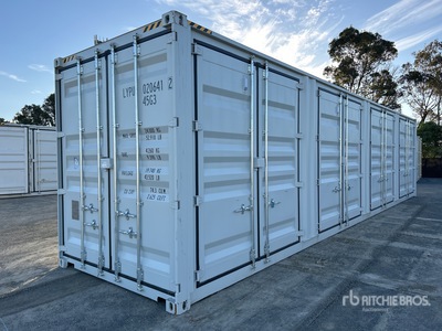 2025 40 ft High Cube Multi-Door Storage Container