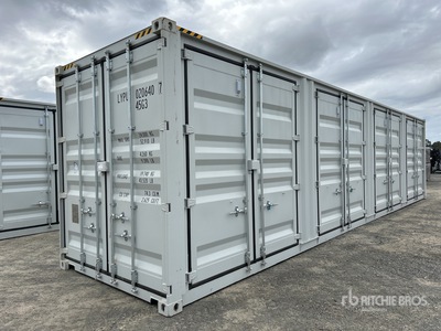 2025 40 ft High Cube Multi-Door Storage Container