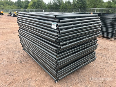 Quantity of (24) 2025 BYT RG06 5 ft 6 in x 4 ft Steel Ranch Livestock Gate (Unused)