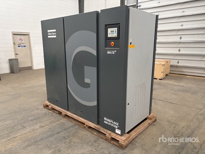 2006 Atlas Copco GA75+ 452.2 cfm Air Compressor (Unused)