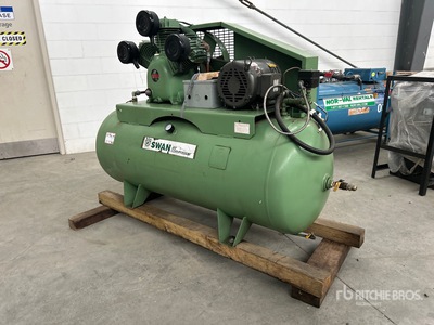 Swain SWU-310 Skid-Mounted Electric 120 gal Air Compressor