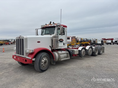 2017 Peterbilt 389 10x4 Quad/A Day Cab Truck Tractor