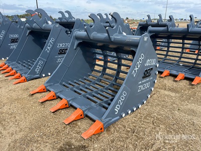 SEC 58 in Q/C Skeleton Excavator Bucket - Fits Hitachi ZX200 (Unused)