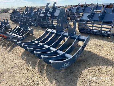 SEC 72 in Q/C Excavator Rake - Fits Hitachi ZX330
