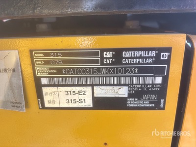 2021 Cat 315 Tracked Excavator