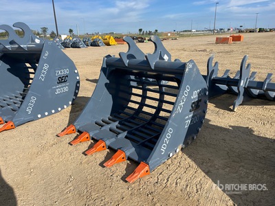 SEC 58 in Q/C Skeleton Cazo para excavadora - Fits Hitachi ZX200 (Unused)