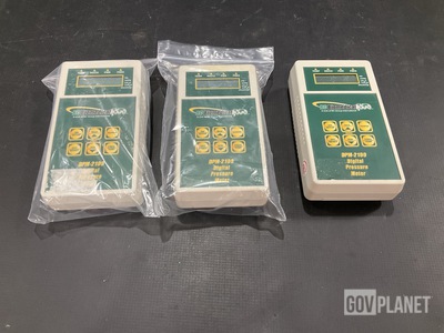 (3) BC Biomedical DPM-2100 Digital Pressure Meters