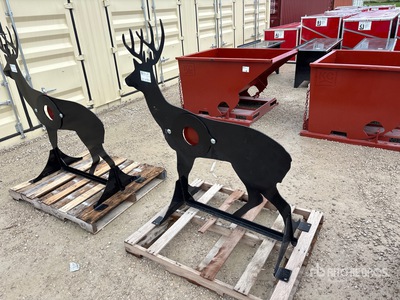 2025 Kit Containers AR500ATDEER Shooting Target その他 - 店舗 & 倉庫