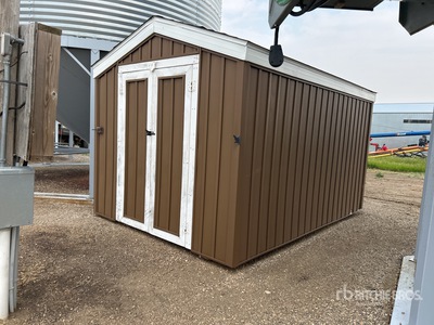 8 ft x 12 ft Wooden Storage Building