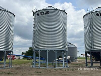 Westor 2106 +/- 8000 bu 6 Ring Hopper Grain Bin