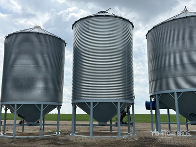 2008 Westeel +/- 3000 bu 5 Ring Hopper Grain Bin