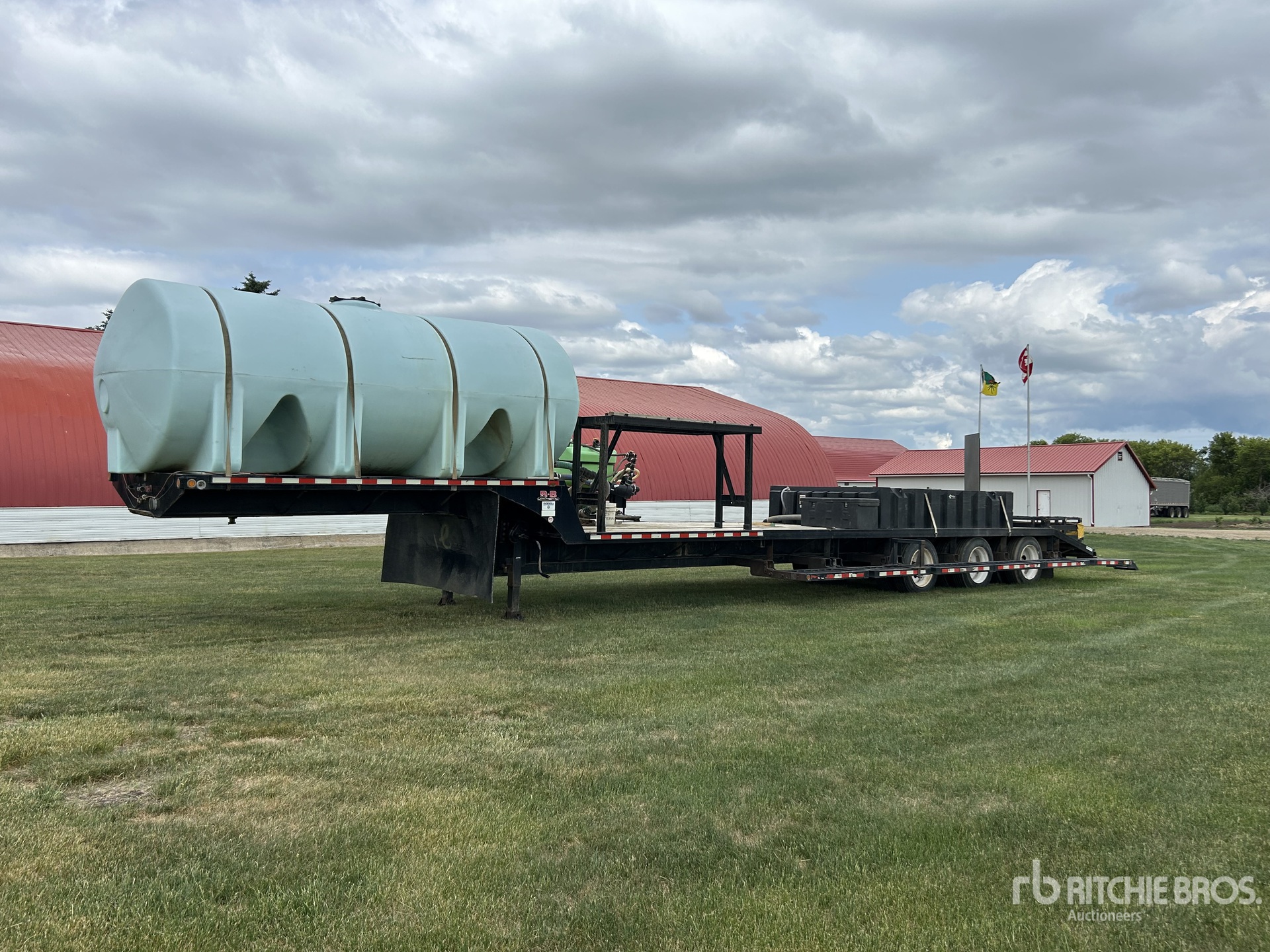 2012 Behnke 53 ft Tri/A Single Drop Sprayer Plataforma Rebajada