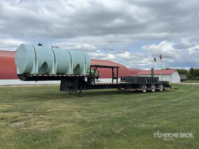 2012 Behnke 53 ft Tri/A Single Drop Sprayer Step Deck Trailer