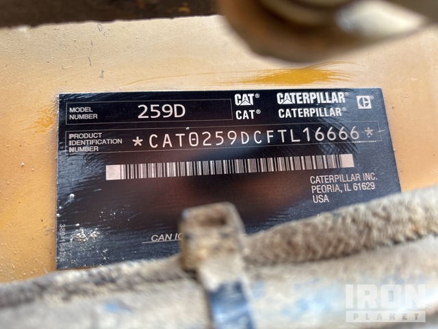 MINI CARGADOR SOBRE ORUGAS 2018 CATERPILLAR 259D