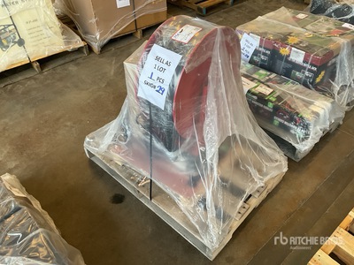 Fuel Boss 1 in Hose Reel W/ 110 V Pump, 1 in Nozzle, 25 GPM , 50 ft Delivery Hose (Unused)