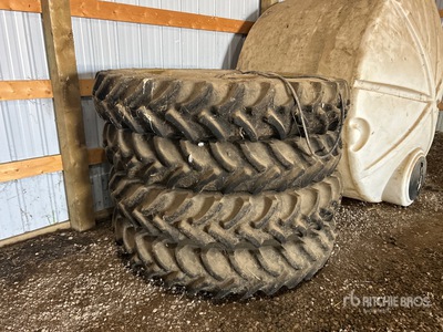 Quantity of (4) Tires - Fits John Deere 4730
