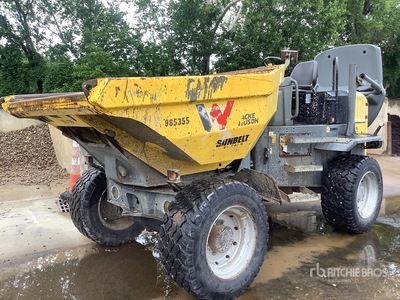 2017 Wacker DW60 3 ton 4x4 Swivel Dumper