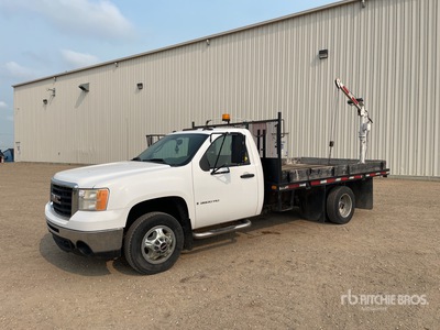 2008 GMC 3500 4x2 Flatbed Truck