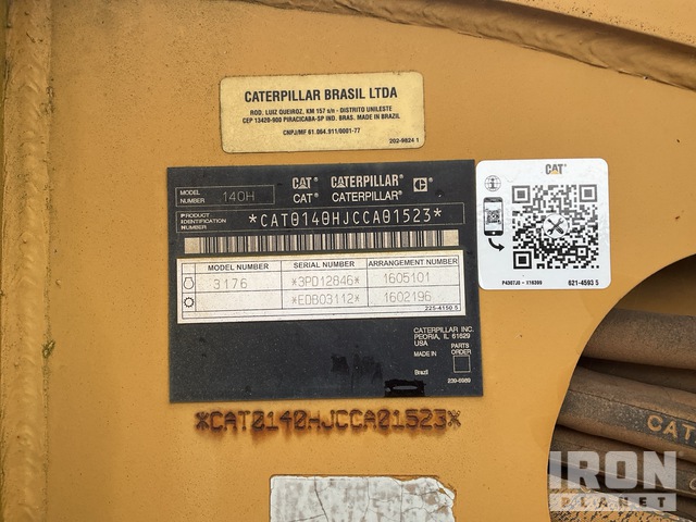 MOTOCONFORMADORA CATERPILLAR 140H