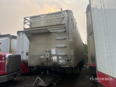 2001 Titan 53 ft x 102 in Tri/A Moving Floor Open-Top Hout snippers aanhanger