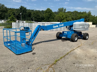 2014 Genie S-45 4WD Diesel Telescopic Boom Lift