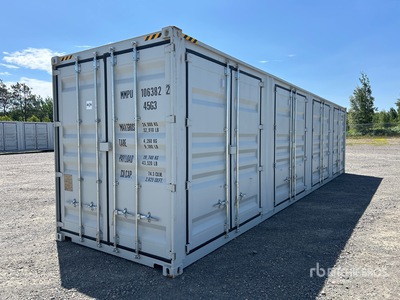 2025 40 ft High Cube Multi-Door Contenedor de almacenamiento
