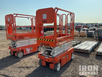 2022 Snorkle S3219E Electric Scissor Lift