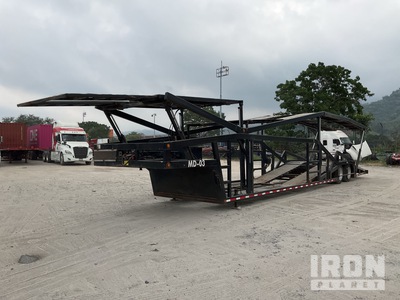 2017 Miller T/A 7 Car Open Car Carrier Trailer