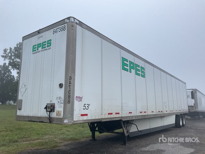 2017 Wabash DVCHPC 53 ft x 102 in T/A Van Trailer